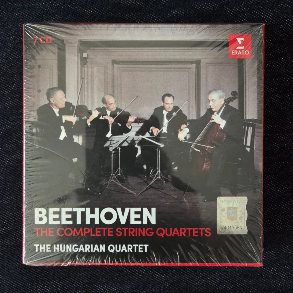 Beethoven: Complete String Quartets - Hungarian Quartet, 7 CD, Warner, 2017, NEW - Image 1 of 4