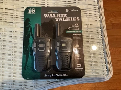 Cobra Electronics CX112 Walkie-Talkie Two-Way Radio Pair 2x - Image 1 of 4