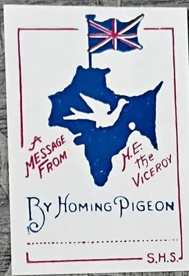 Autógrafo Stephen Smith simboliza la comunicación a través de paloma mensajera  Foto 1 de 2