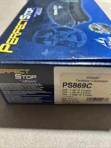 Perfect Stop Wagner Just Brake Pads Ceramic PS869C -New Old Stock -Free Shipping - Picture 1 of 7