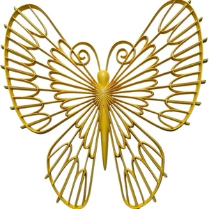 Vintage Butterfly X Large Burwood 1971 Yellow 20 tall 18 wide Yellow - Picture 1 of 5