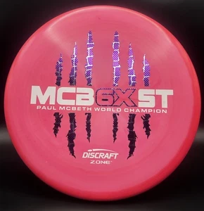Discraft Zone ESP Paul McBeth 6x Pink 170-2g New - Picture 1 of 3