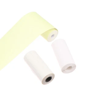 1PC Mini Self-adhesive Printer Paper Transparent Thermal Sticker 5.7 X 2.5cm - Afbeelding 1 van 18