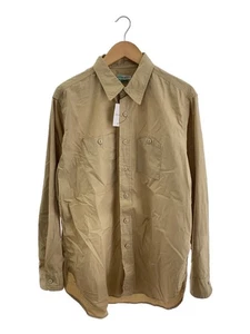 Engineered Garments Long Sleeve Shirt/M/Cotton/BEG/Solid Color/Used - Picture 1 of 5