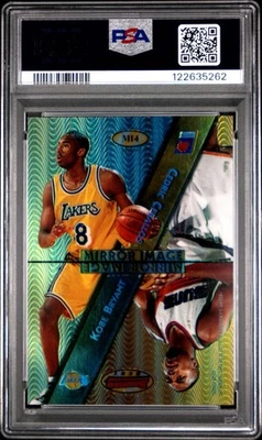1997 Bowman’s Best Kobe Bryant Scottie Pippen Mirror Image Refractor #MI4 PSA 9 - Image 1 of 2