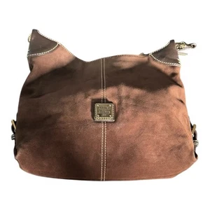 Bolso de Mano Dooney & Bourke Marrón Gamuza Hobo - Imagen 1 de 10
