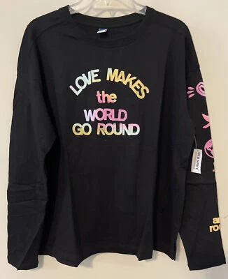 Old Navy Women’s Large Tall Black Long Sleeved Cotton Shirt NWT! A2639 - Image 1 of 3