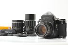 [Exc+5] Pentax 67 Late M-Up Lens 75mm 105mm 200mm Lenses 6x7 From Japan