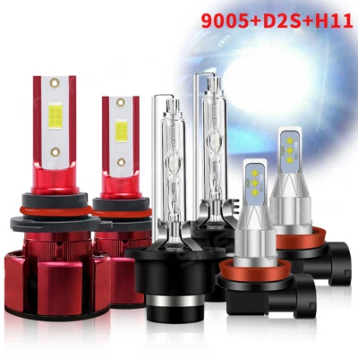 Para Mazda 5 Combo 2007 2008 2009 Faro HID/LED Alto/Bajo + Kit Bombillas Antiniebla Foto 1 de 4