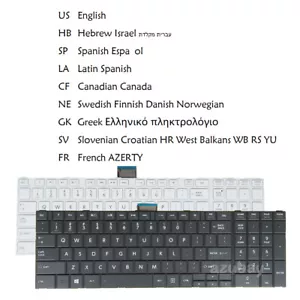 Keyboard for Toshiba C50-a c50d-a C50dt-A C50t-a C55-A C55D-A C55dt-a C55t-A New - Picture 1 of 16
