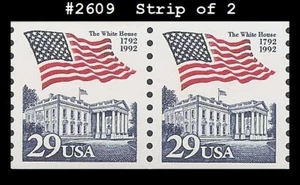 USA4 #2609 MNH STR2 Flag over White House - Imagen 1 de 1