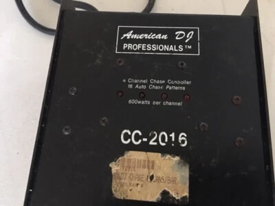 AMERICAN DJ PROFESSIONALS CC-2016 CHASE CONTROLLER 600 WATTS BY CHANNEL - Image 1 of 4