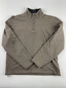 Suéter informal Bonobos para hombre suéter mediano 1/4 cremallera marrón - Imagen 1 de 9
