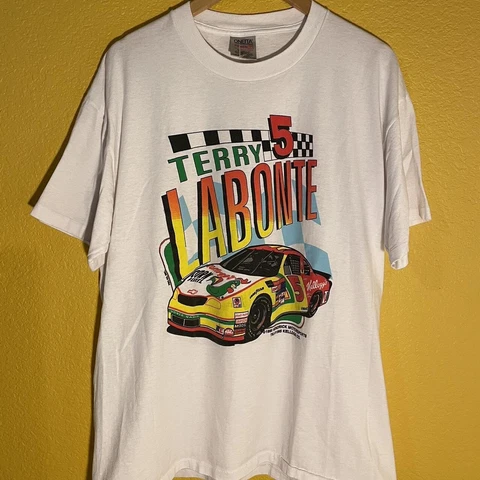 Vintage 1996 Nascar Racing Terry Labonte  T-Shirt Men’s Size XL USA Cover