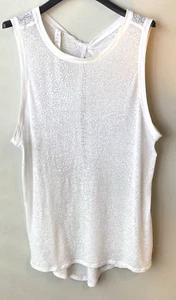 Lululemon Damen Meet Halfway Tank Polar Shift Schleier weiß hinten offen Größe 12 - Bild 1 von 18