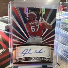 JORDAN WALKER RC AUTO 2023 Select Baseball YOUTH EXPLOSION Signatures Prizm #/49
