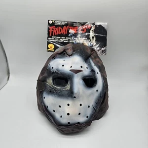 Vintage Y2K Rubie's FRIDAY THE 13th JASON VOORHEES Pullover Mask New With Tags - Picture 1 of 12
