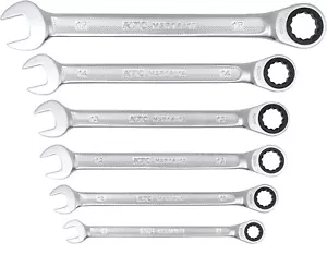 KTC SET CHIAVI COMBINATE A CRICCHETTO (8~17 mm) MSR1A-6P - Foto 1 di 5