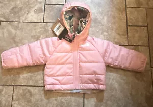 NWT Infant/Baby 0-3 Month The North Face Reversible Cameo Pink Perrito Jacket - Picture 1 of 6