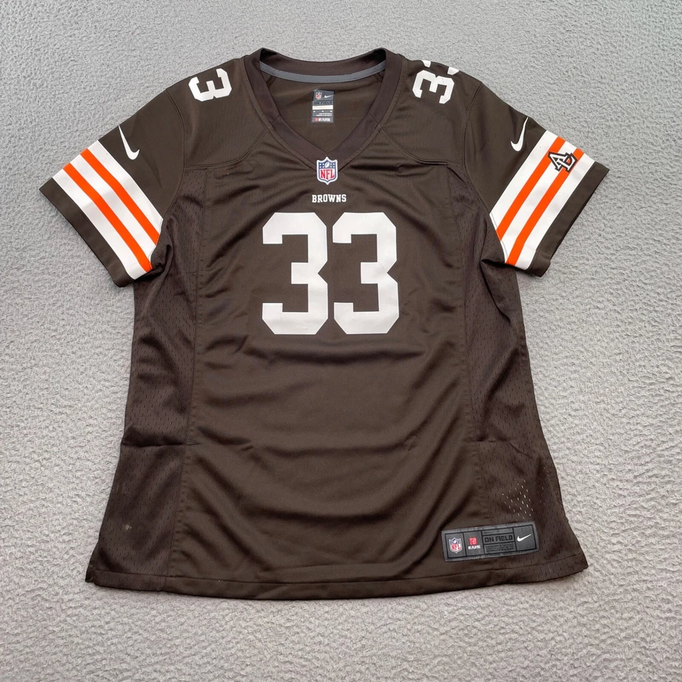 Camiseta deportiva de los Cleveland Browns #33 Richardson Nike NFL sobre el campo para mujer XL Foto 1 de 4