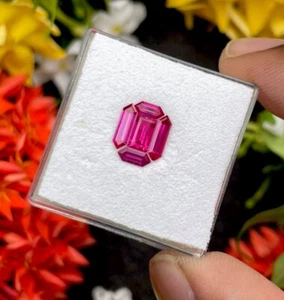5 PCs Natural Pink Sapphire Set Loose Gemstone - Picture 1 of 3