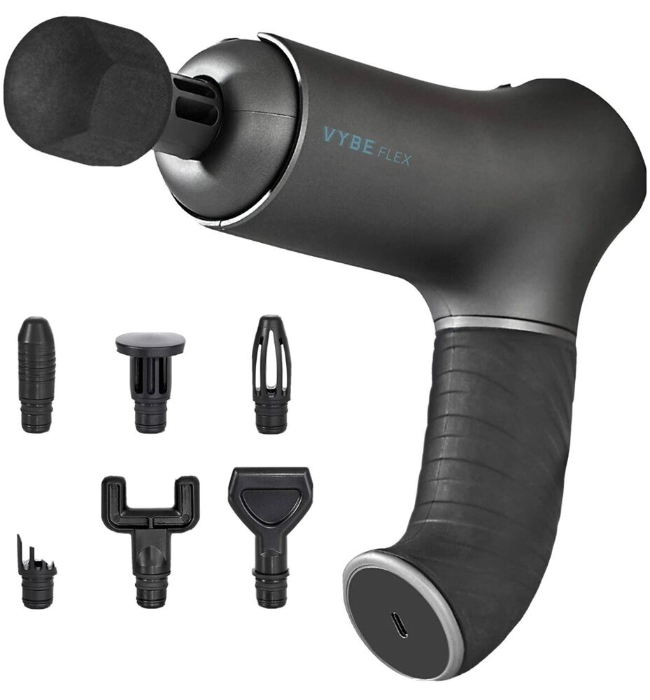 VYBE Flex Muscle Massage Gun for Athletes -Powerful Handheld Deep Tissue -Sealed