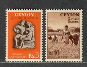 Ceilán Sc#327+328 M/NH/EN MUY BUEN ESTADO, valores altos, Cv. $60,50 - Imagen 1 de 2