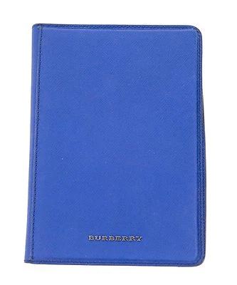 BURBERRY MINICONISTON Sapphire Blue iPad Mini Cover Case 100% Leather MSRP 425$ - Image 1 of 4