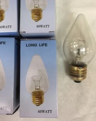 60C15-120V 60 Watt C15 120 Volt Tuff Skin Food Heat Lamp PFA-60C15CL120V 1- Bulb - Image 1 of 4