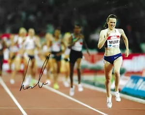 Athletics - Laura Muir - Hand Signed 8x10 Inch Photograph - COA - Picture 1 of 1