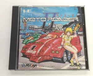 MOTO ROADER II 2 PC Engine HU Card Soft 2085 Game Retro NCS Working - Picture 1 of 7