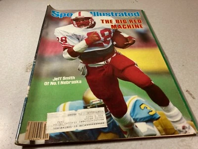 1 de octubre de 1984 revista Sports Illustrated Nebraska Jeff Smith NCAA fútbol americano Foto 1 de 3