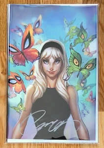 GWEN STACY #1 J SCOTT CAMPBELL Variant VIRGIN Cover *SIGNED WITH COA* SEALED NM - Picture 1 of 2