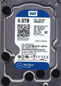 WD40E31X-00HY4A0 dcm: HANNHT2CAB sn: WCC4E MAY/2015 4TB SATA 3.5 WESTERN DIGITAL - Picture 1 of 5