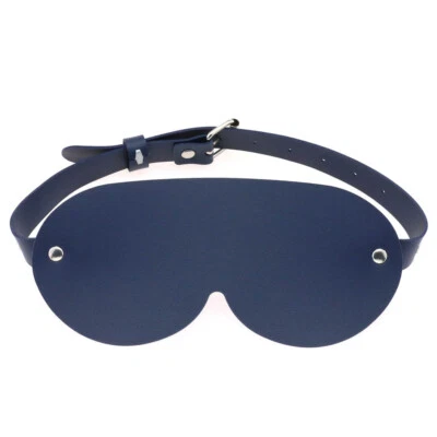 New Fashion Roleplay Blindfold Eyes Mask PU Leather Face Mask - Image 1 of 4
