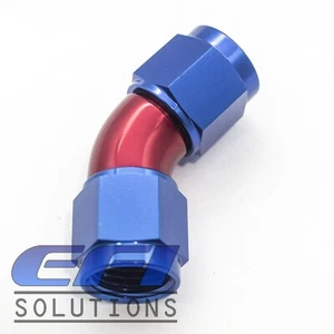 Acoplador hembra hembra de flujo completo de 45 grados / montaje AN4 563-04 - Imagen 1 de 1