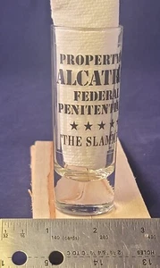 Shot Glass Property of Alcatraz Federal Penitentiary, Tall - Picture 1 of 2