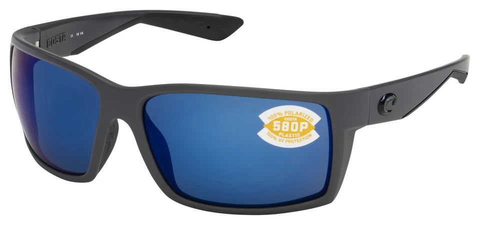 Gafas de sol Costa Del Mar Reefton gris mate polarizadas azules espejadas RFT 98 OBMP Foto 1 de 1