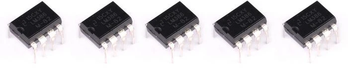 5 x LM386 DIP8 Low Voltage Audio Power Amplifier IC Through Hole LM386N - Image 1 of 4