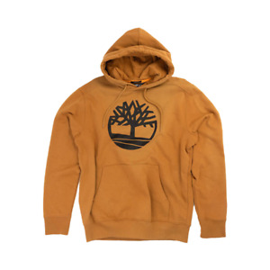 Timberland TB0A2BJHP57 Men's Brown/Wheat Core Tree Logo Pullover Hoodie SS111