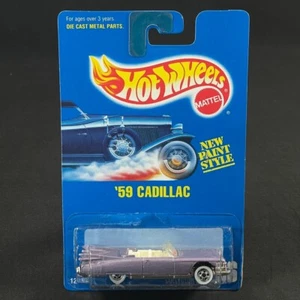 Hot Wheels (1992) Collector No.266 '59 Cadillac New Paint Style Low Rider Purple - Picture 1 of 7