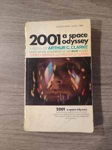 2001 A Space Odyssey Arthur C. Clarke First Printing  1968 Paperback PB 1st Prnt - Picture 1 of 7