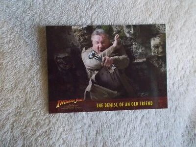 Indiana Jones & Kingdom of the Crystal Skull "DEMISE OF OLD FRIEND" #70 Card - Image 1 of 2
