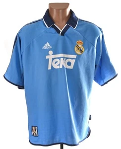 REAL MADRID 1999/2000 THIRD FOOTBALL SHIRT ADIDAS SIZE L ADULT - Picture 1 of 11