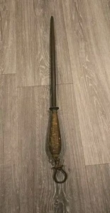 Rare W.jon Baker Pty Butcher Steel Sharpening Fat Bellied Made In England - Picture 1 of 14