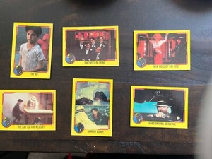 6 Dick Tracy Movie trading cards - Topps #’s 6, 34, 35, 60, 61, & 67