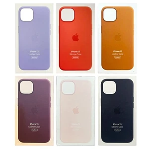 Funda Original Original Apple iPhone 13 Cuero y Silicona a Presión - Caja Abierta - Imagen 1 de 19