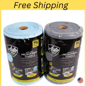 Toallas de limpieza de microfibra multiusos Tear Away de accionamiento automático absorbentes lavables - Imagen 1 de 13