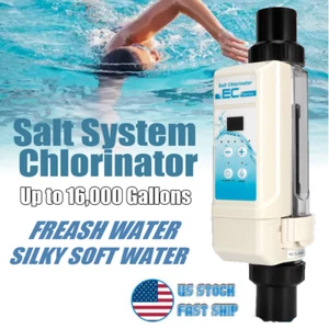 Complete Salt Water Pool Chlorine Generator System for 16000 Gallon Chlorinator - Picture 1 of 13