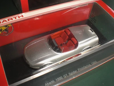 Abarth 1000 GT Spider 1964 silver - 1:43 Spark # S1302 - Photo 1/4